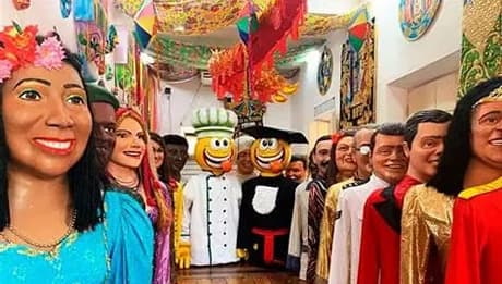 Atrações em Olinda - Casa dos Bonecos Gigantes de Olinda